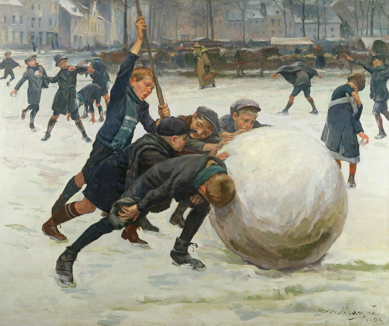 La bola de nieve más grande, 1903 de Jean Mayne