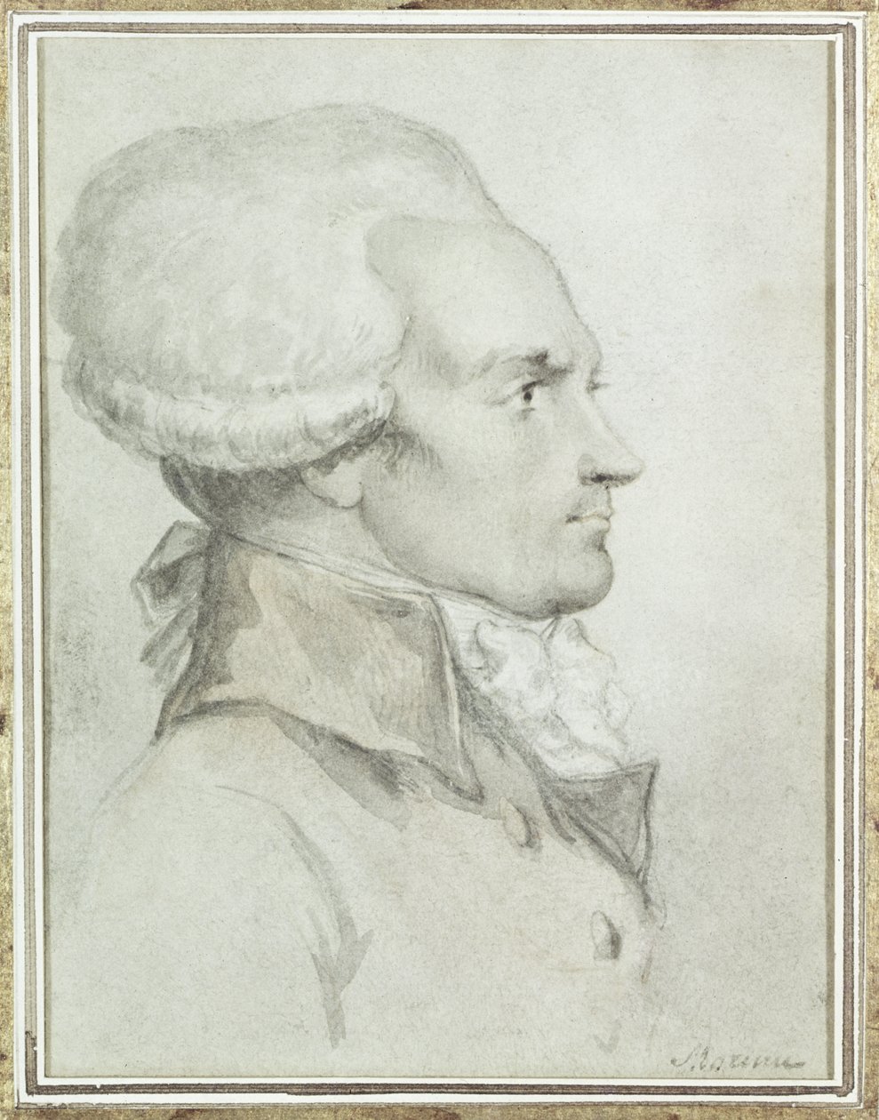 Retrato de Maximilien de Robespierre (1758-94) de Jean Michel the Younger Moreau
