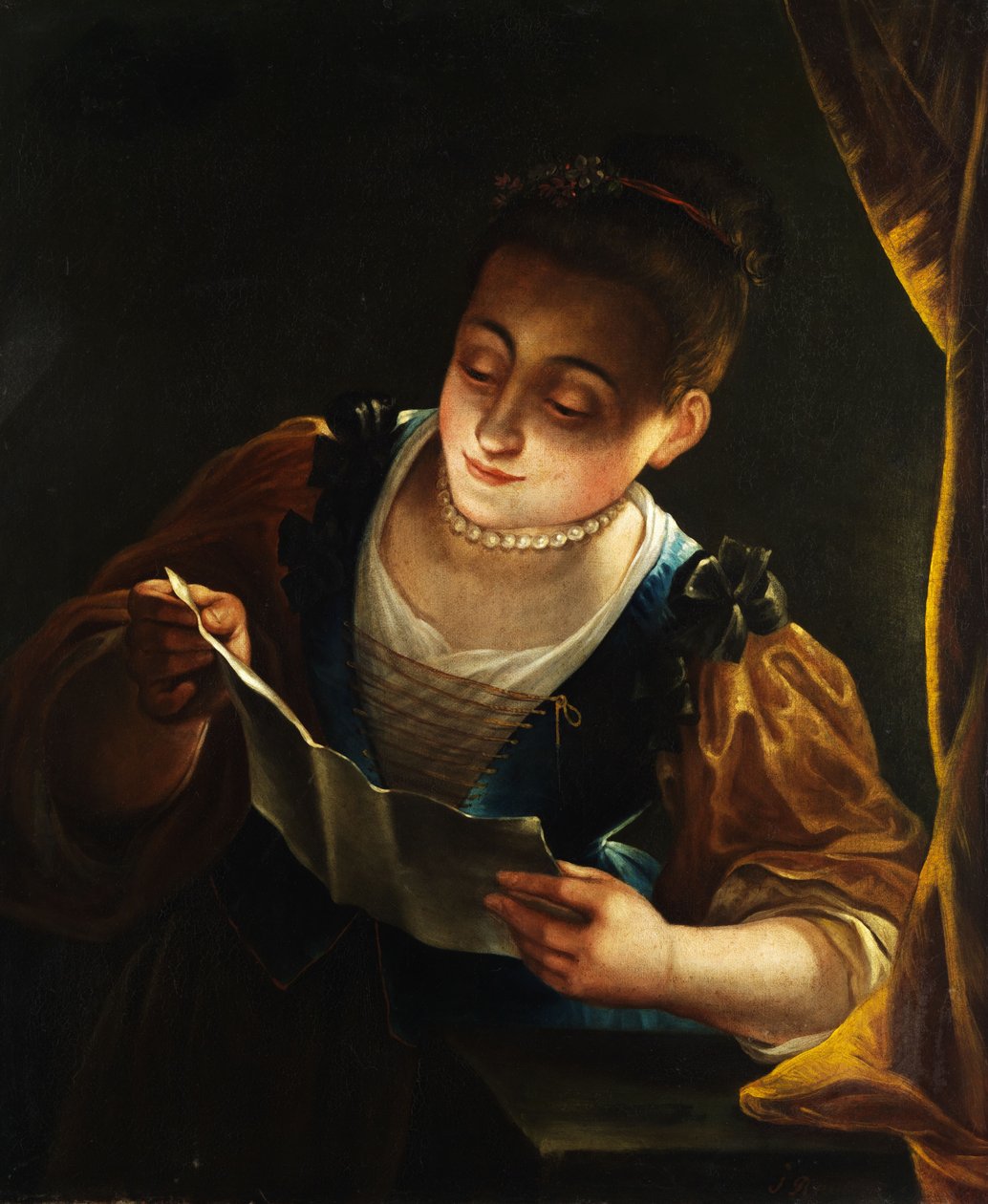 Lesendes Mädchen de Jean Raoux