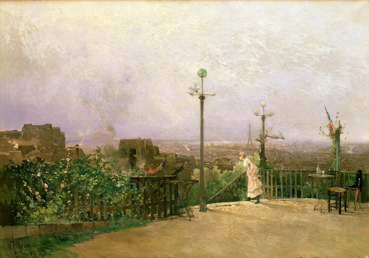 París visto desde las alturas de Montmartre de Jean d