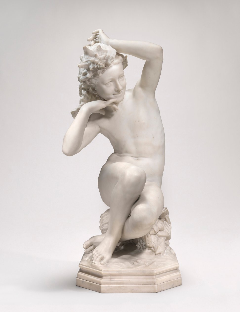 Niña con una concha de Jean Baptiste Carpeaux