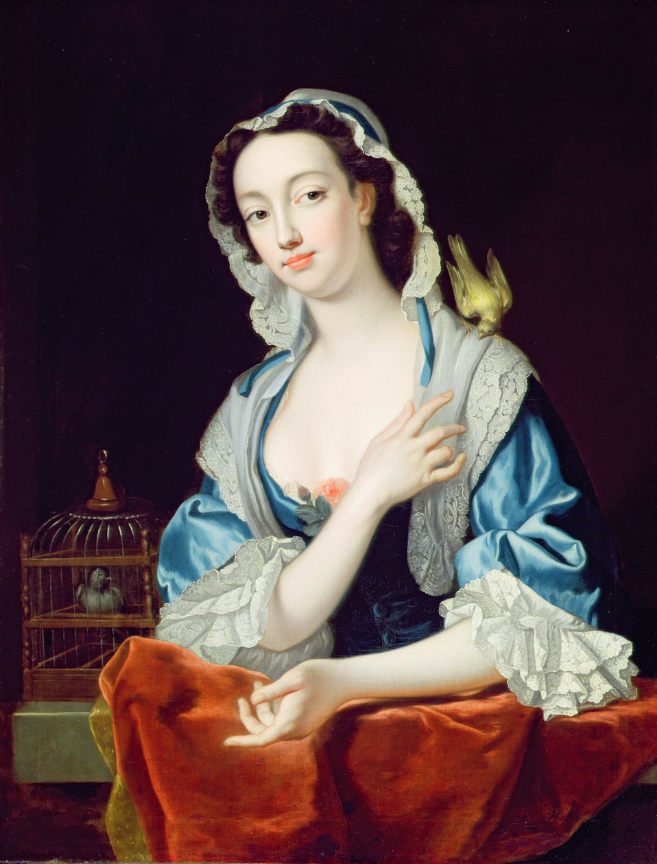 Retrato de Peg Woffington (1718-60) de Jean Baptiste van Loo
