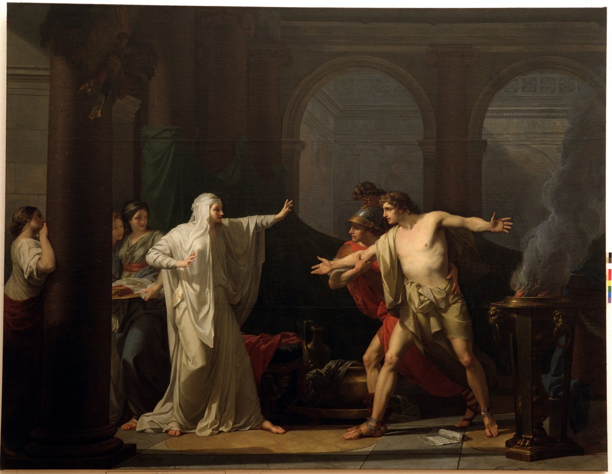 Ifigenia y Orestes en Táuride de Jean Baptiste Regnault