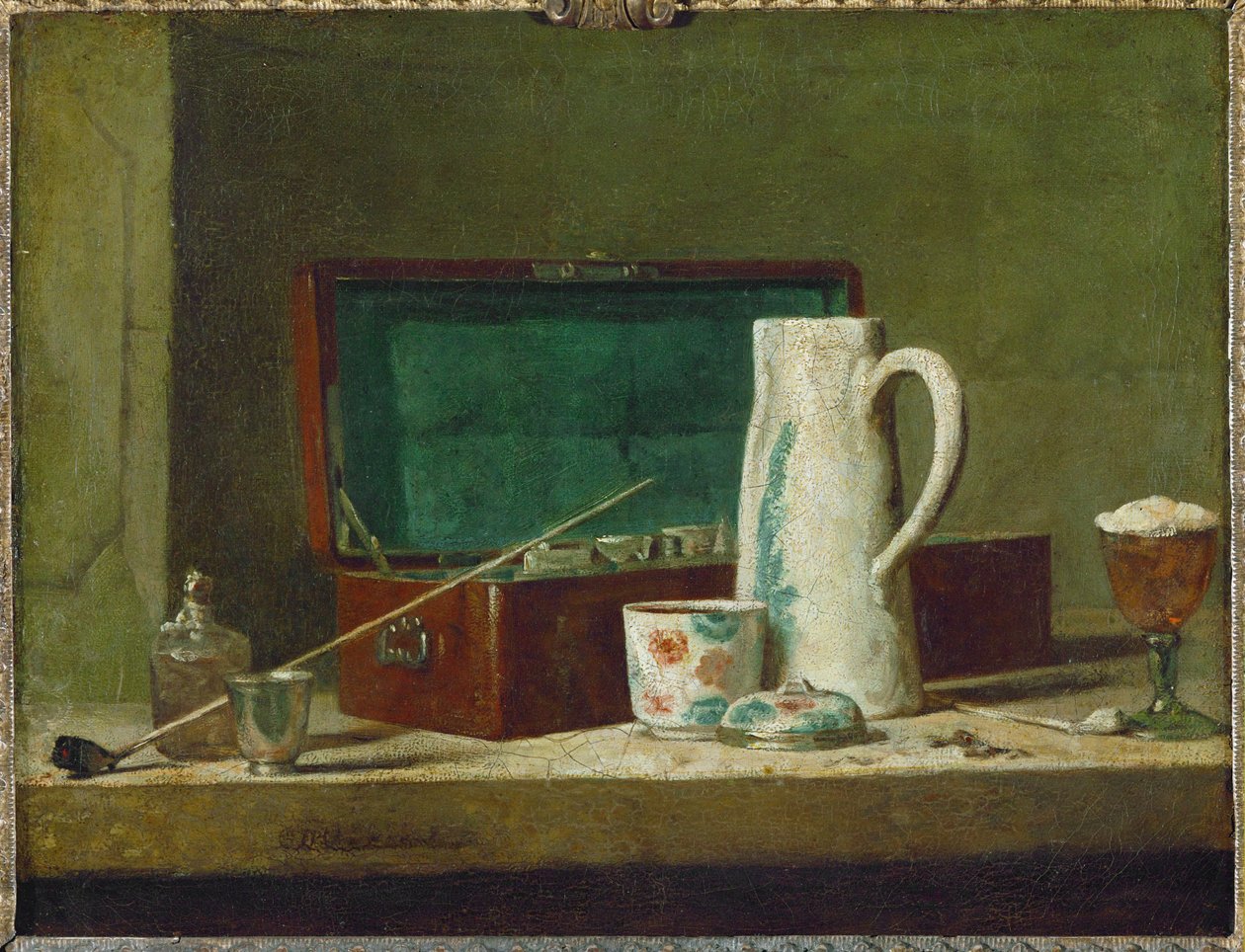 Pipas y jarrones para beber ... de Jean Baptiste Simeon Chardin