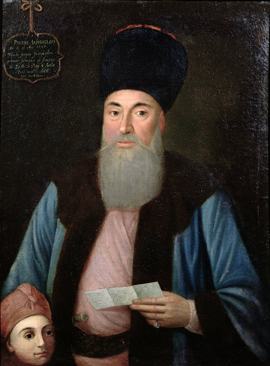 Pierre Camcioglu (n.1727) y su hijo, 1787 de Jean Francois Duchateau
