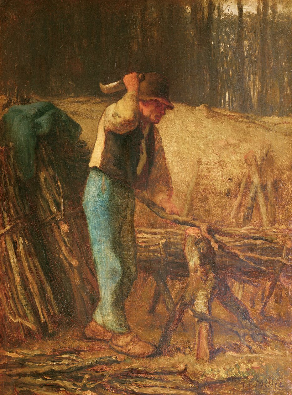 El leñador de Jean Francois Millet