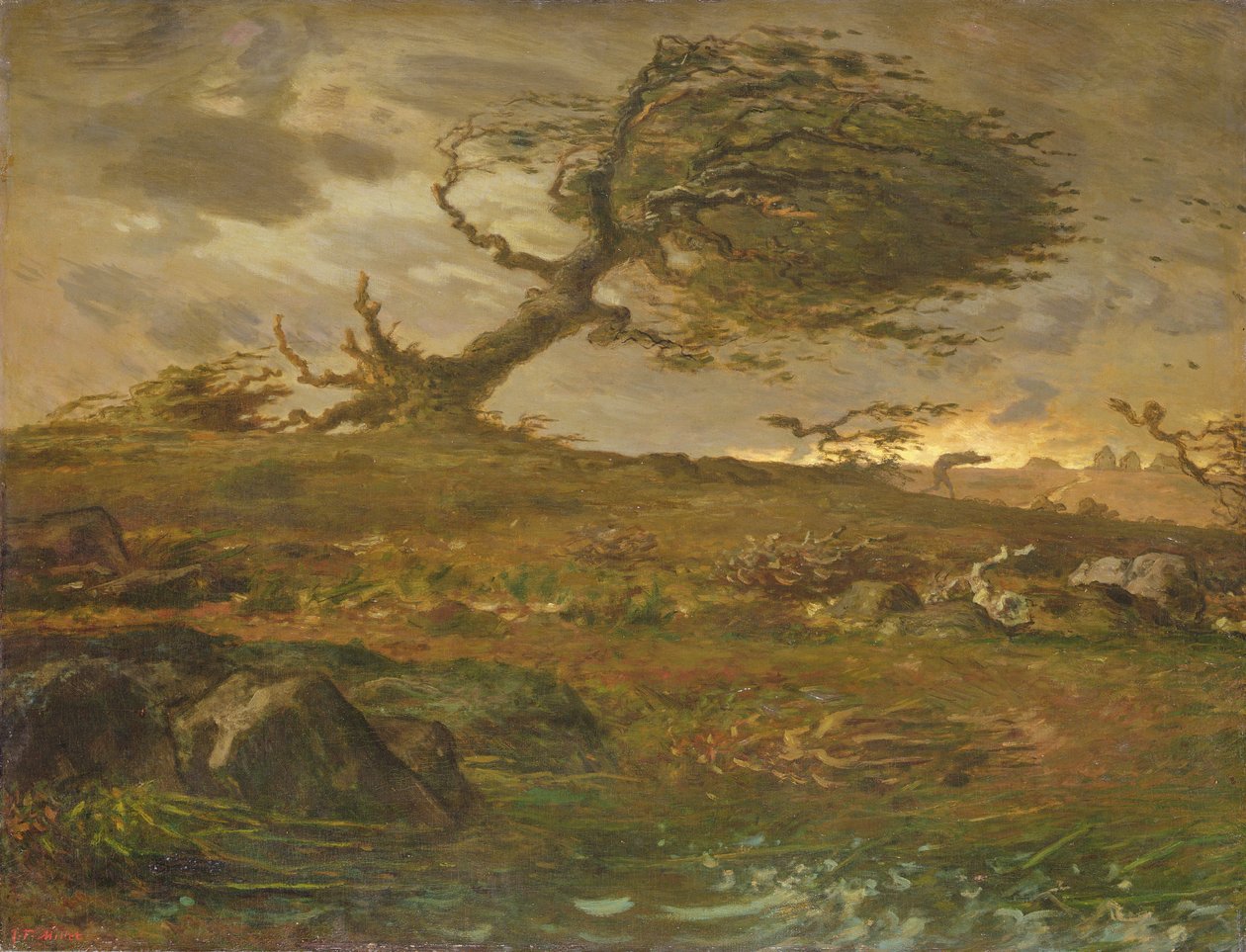 Ráfagas de viento de Jean Francois Millet