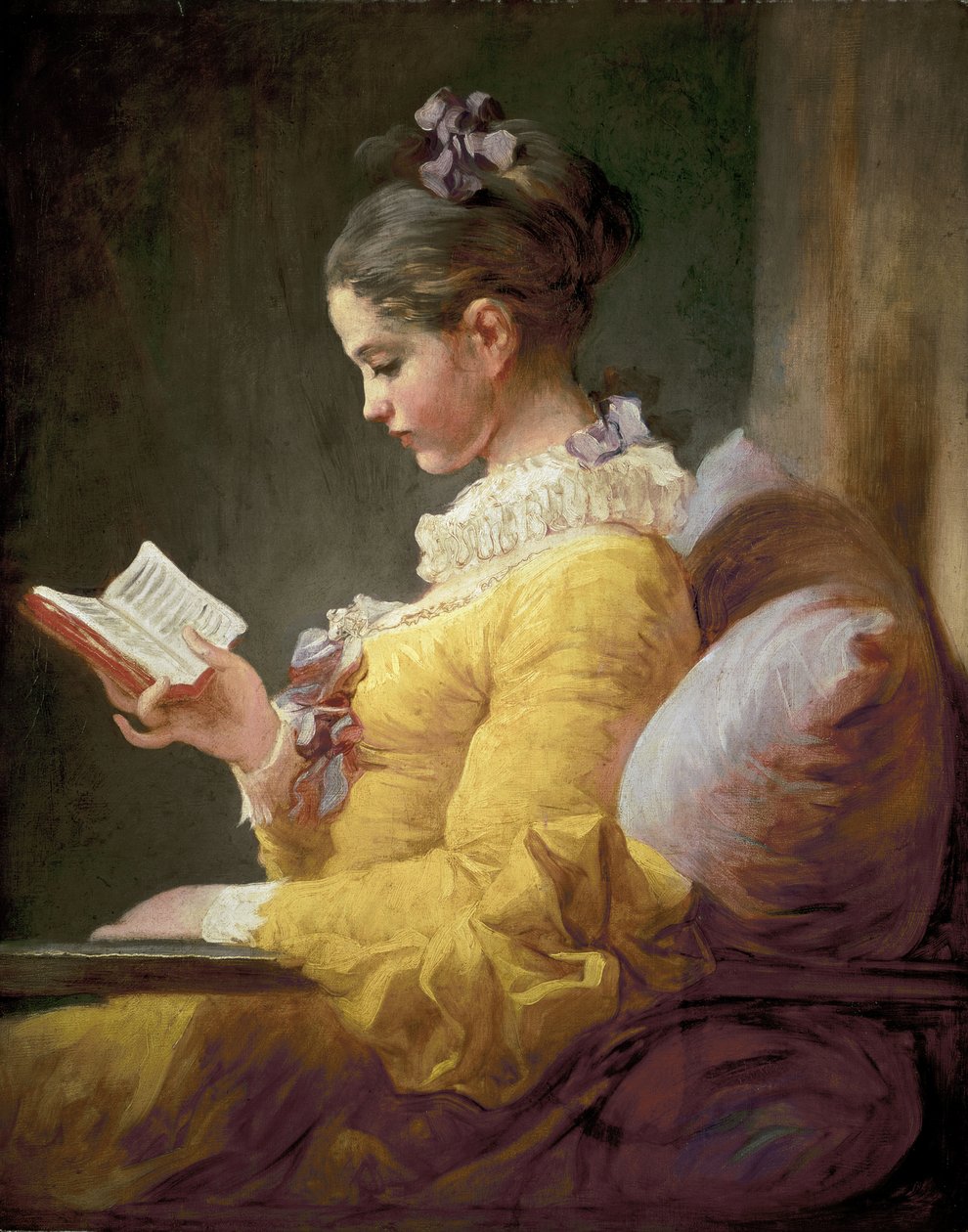 Joven leyendo, c.1770 de Jean Honore Fragonard
