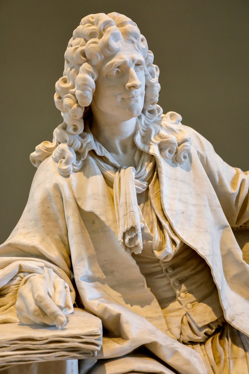 Jean Baptiste Poquelin conocido como Moliere de Jean Jacques Caffieri