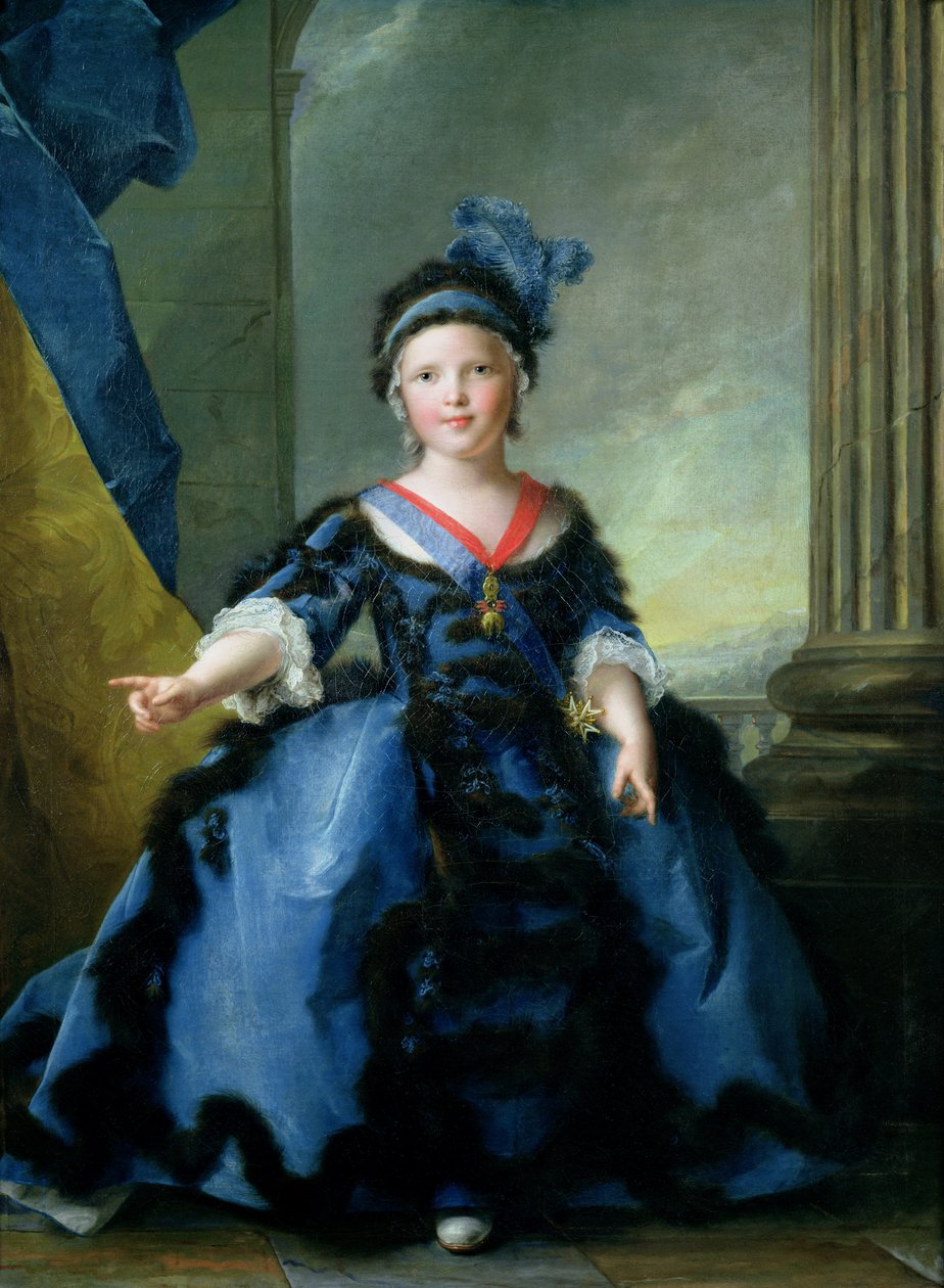 Louis-Joseph-Xavier de Francia (1751-61) Duque de Borgoña de Jean Marc Nattier