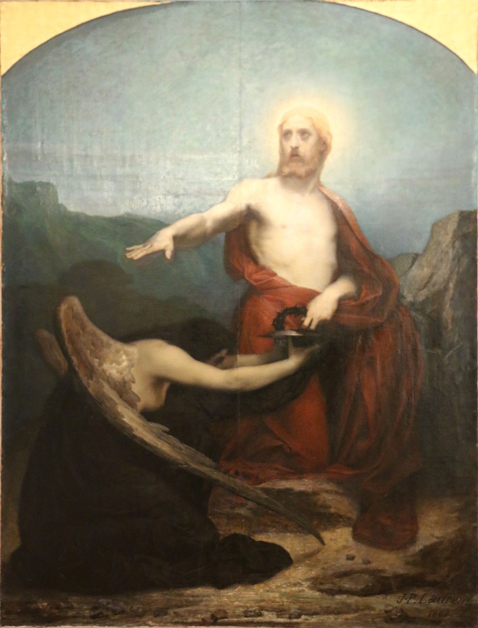 Moriar o Cristo en el Jardín de los Olivos de Jean Paul Laurens