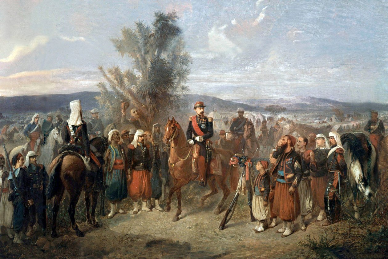 Napoleón III en Argelia de Jean Adolphe Beauce