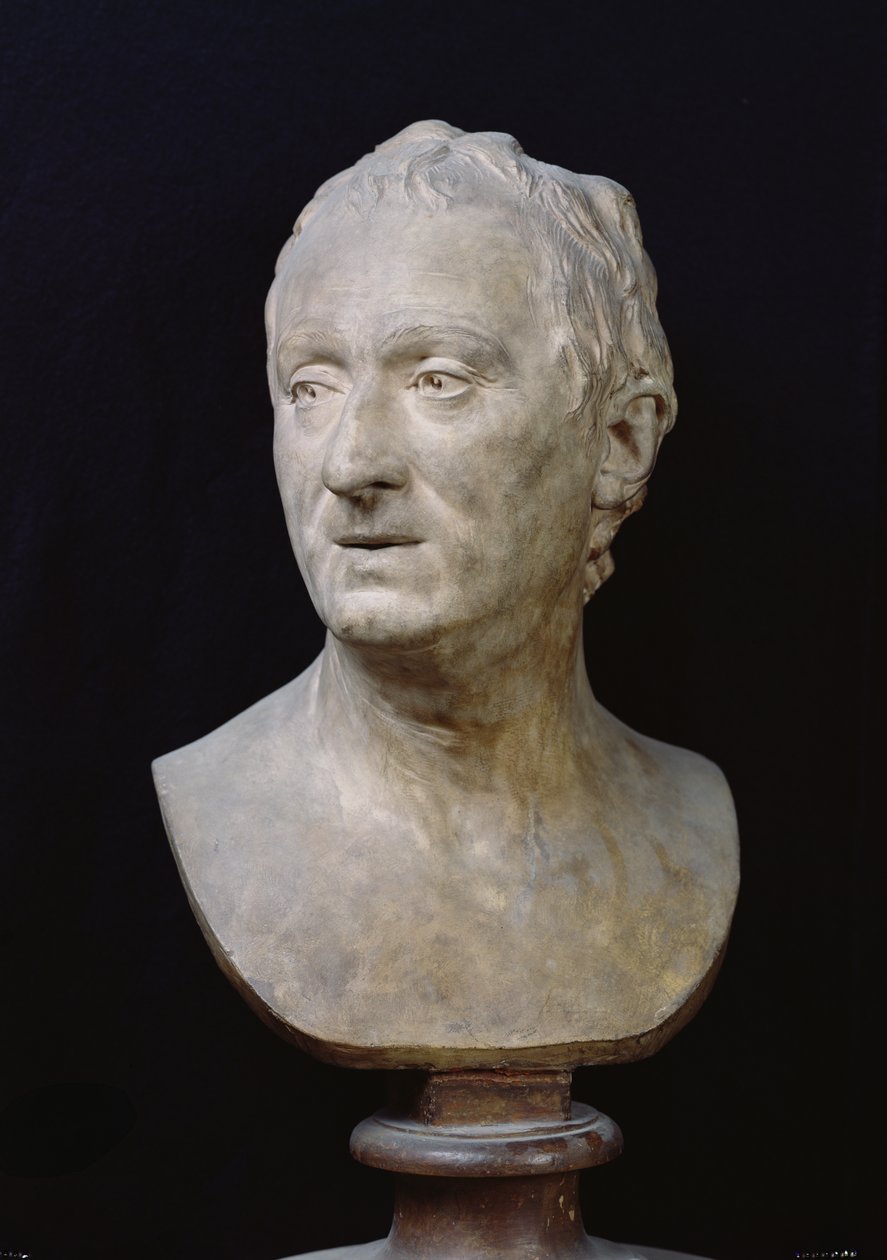 Busto de Denis Diderot, 1775 de Jean Antoine Houdon