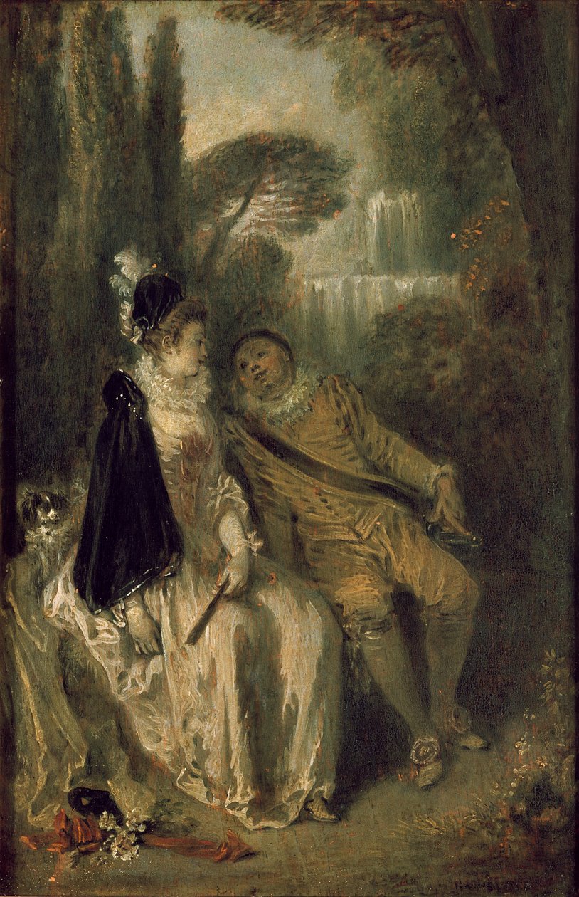 Le Repos Gracieux, c1713 de Jean Antoine Watteau