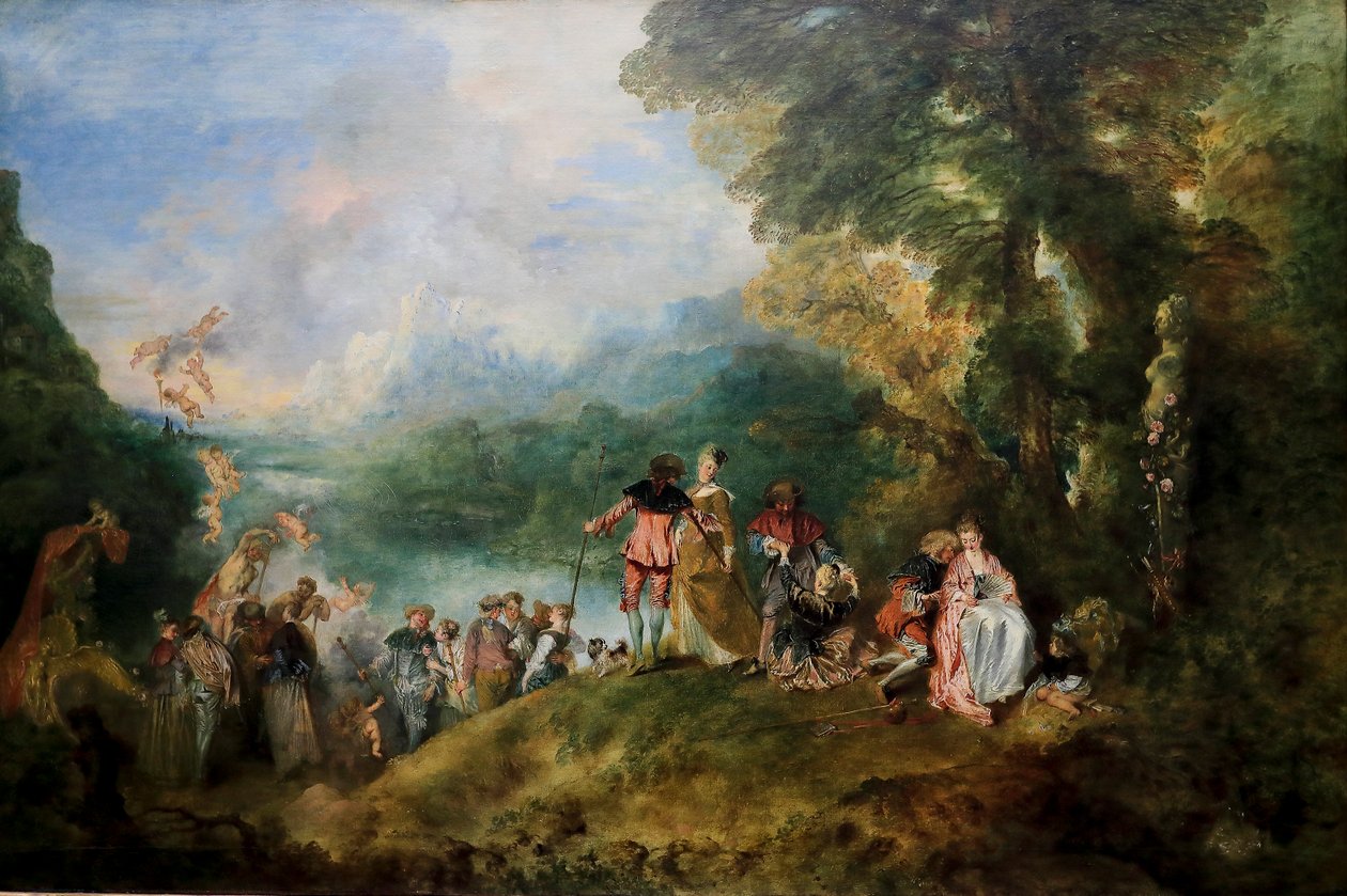 Peregrinación a la isla de Citera de Jean Antoine Watteau