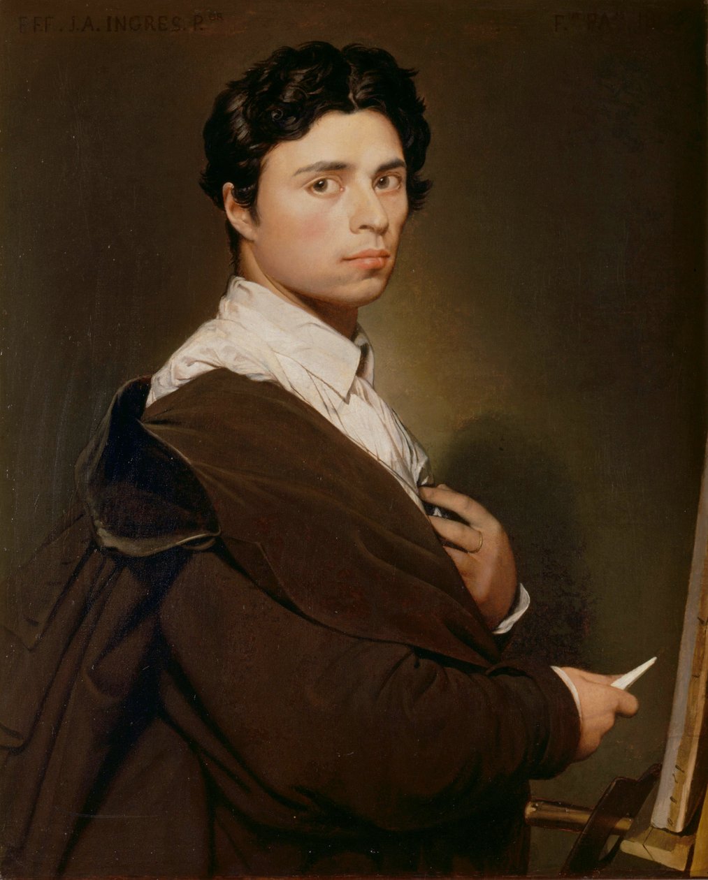 Autorretrato a los veinticuatro años de Jean Auguste Dominique Ingres