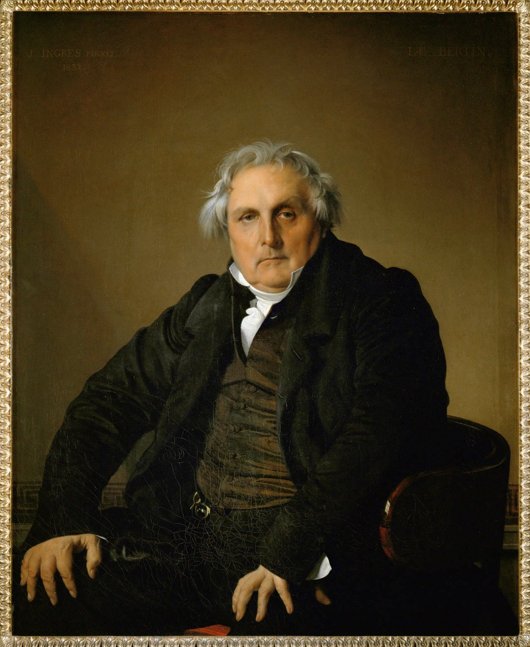 Louis Francois Bertin, editor ... de Jean Auguste Dominique Ingres