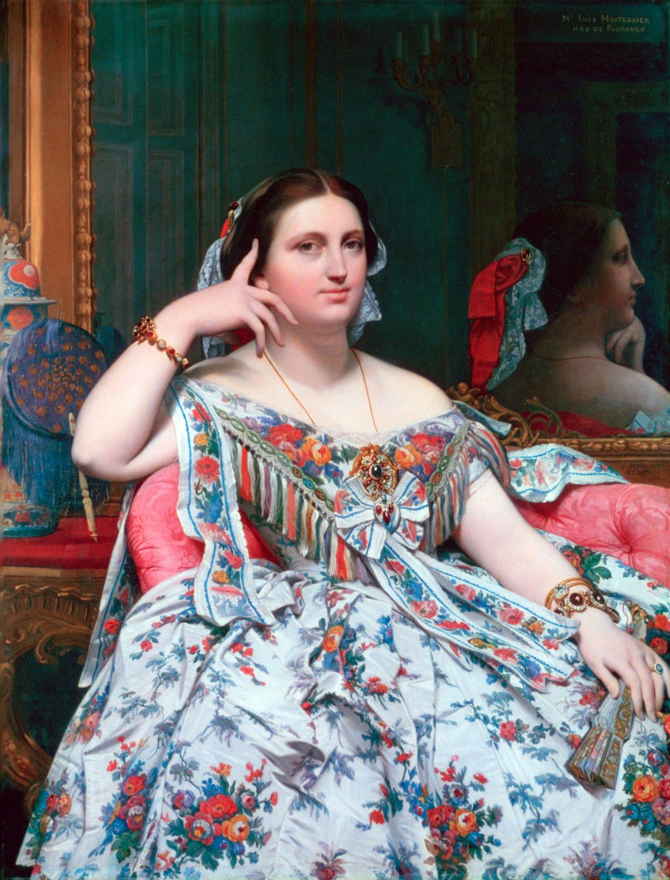 Madame Moitessier, 1856 de Jean Auguste Dominique Ingres