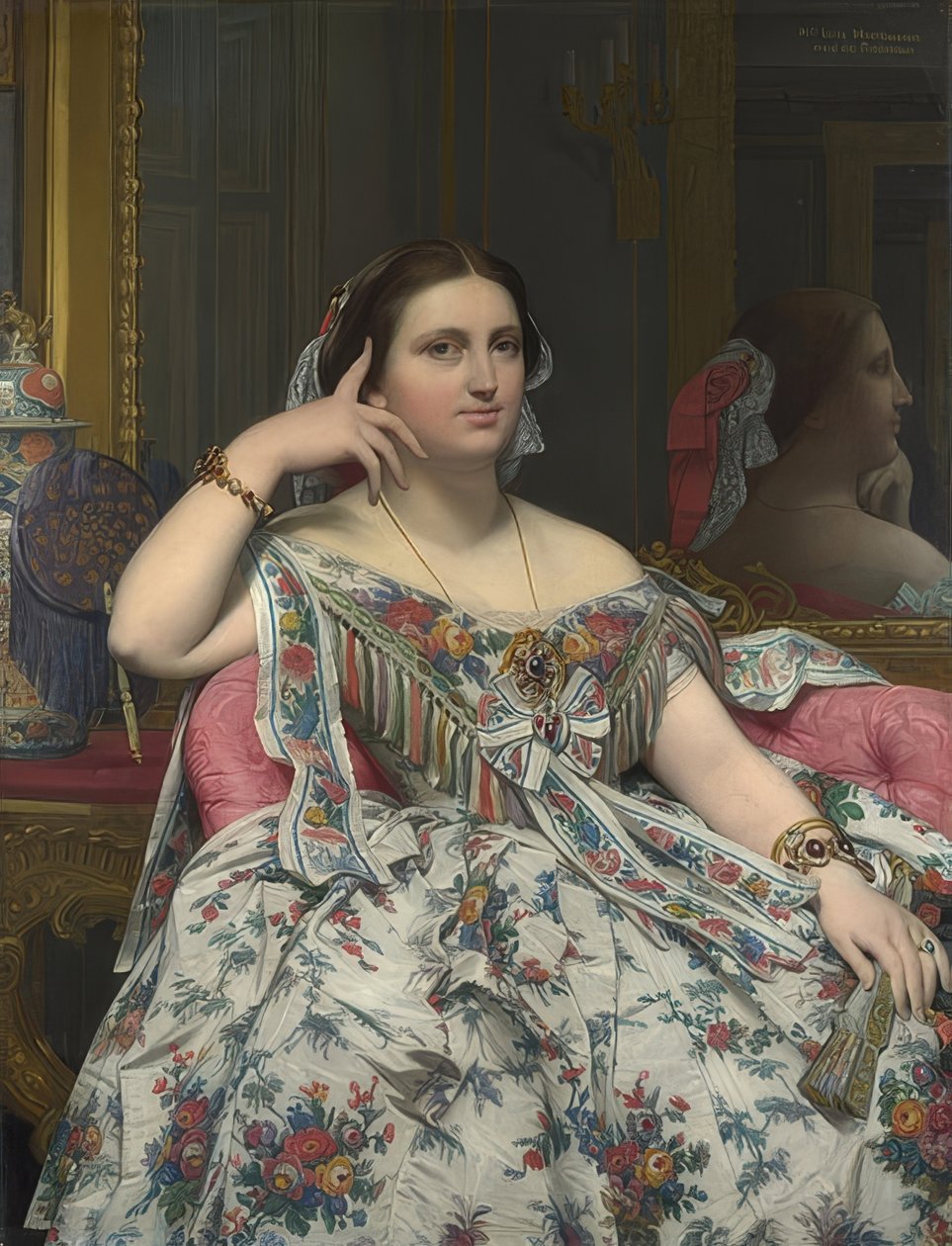 Madame Moitessier. 1856 de Jean Auguste Dominique Ingres