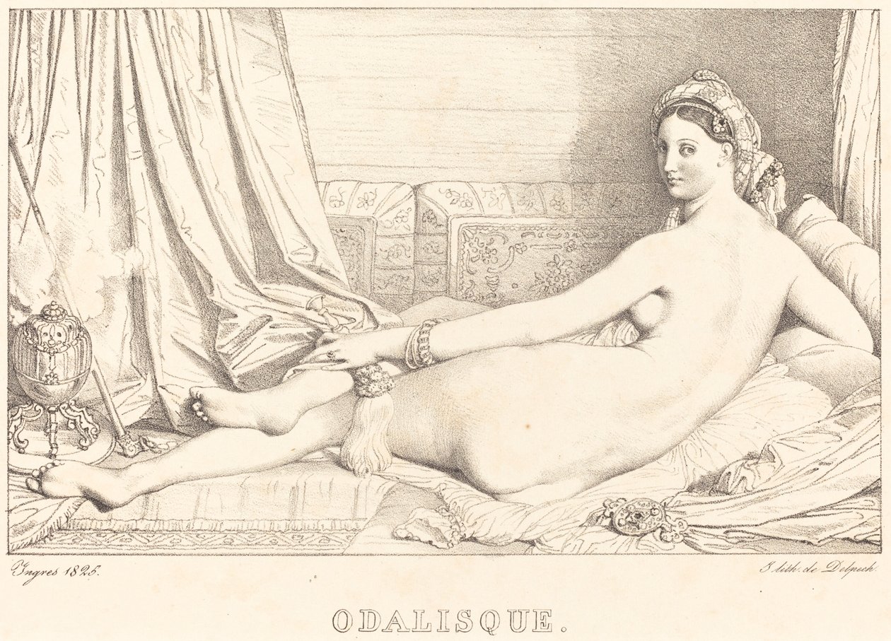 Odalisca de Jean Auguste Dominique Ingres