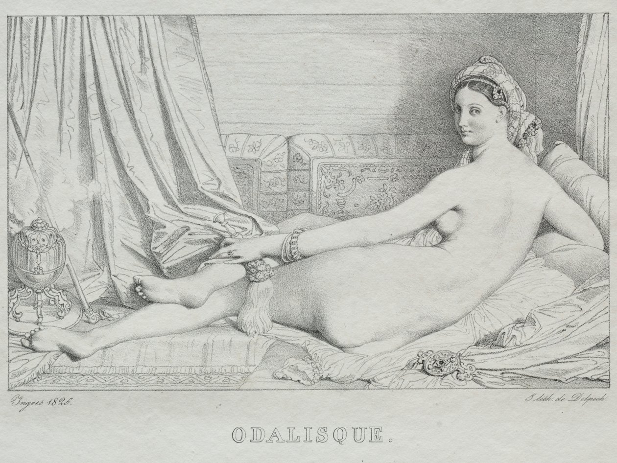 Odalisca de Jean Auguste Dominique Ingres