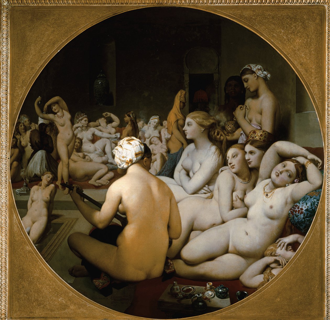 Baño turco de Jean Auguste Dominique Ingres