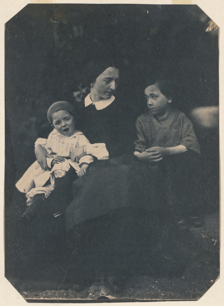 Madre con dos hijos, c. 1855 de Jean Baptist Frénet