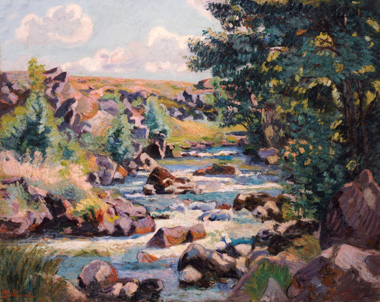 Paisaje de Pontgibaud, 1893 de Jean Baptiste Armand Guillaumin