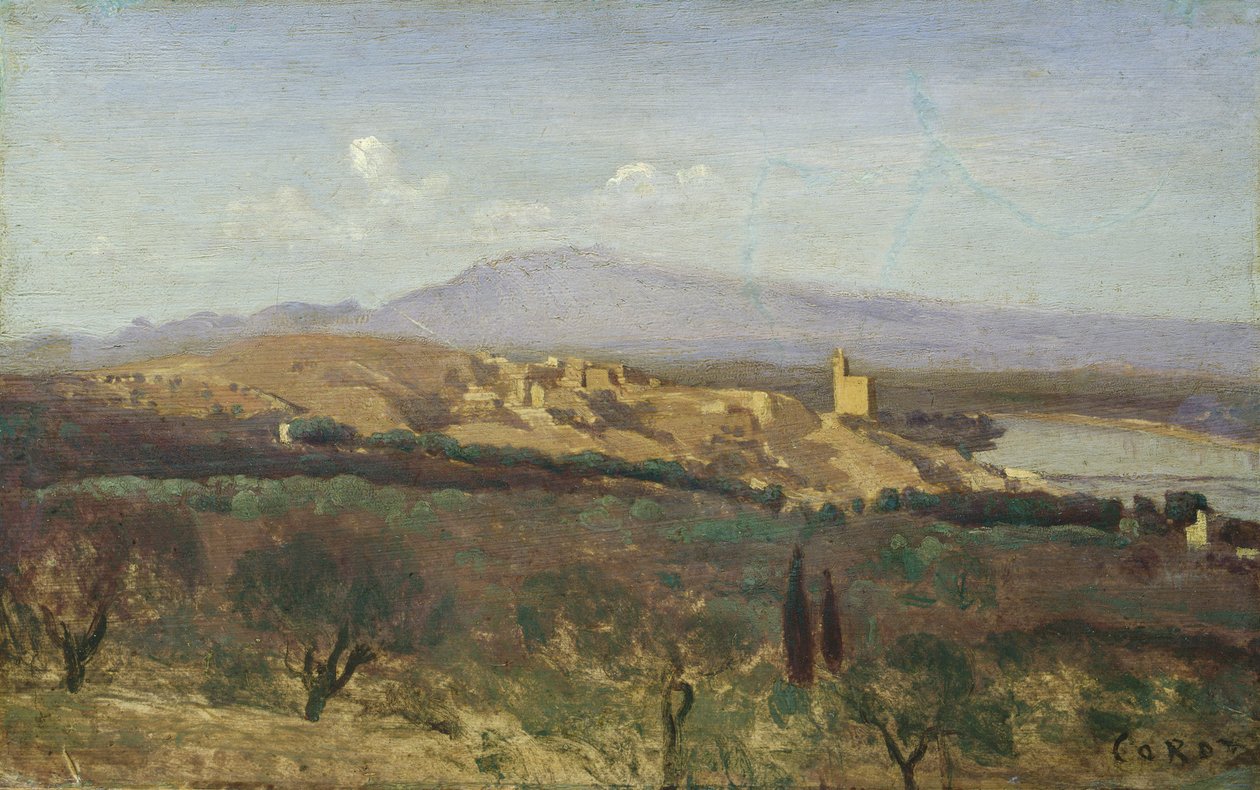 Villeneuve-les-Avignon de Jean Baptiste Camille Corot