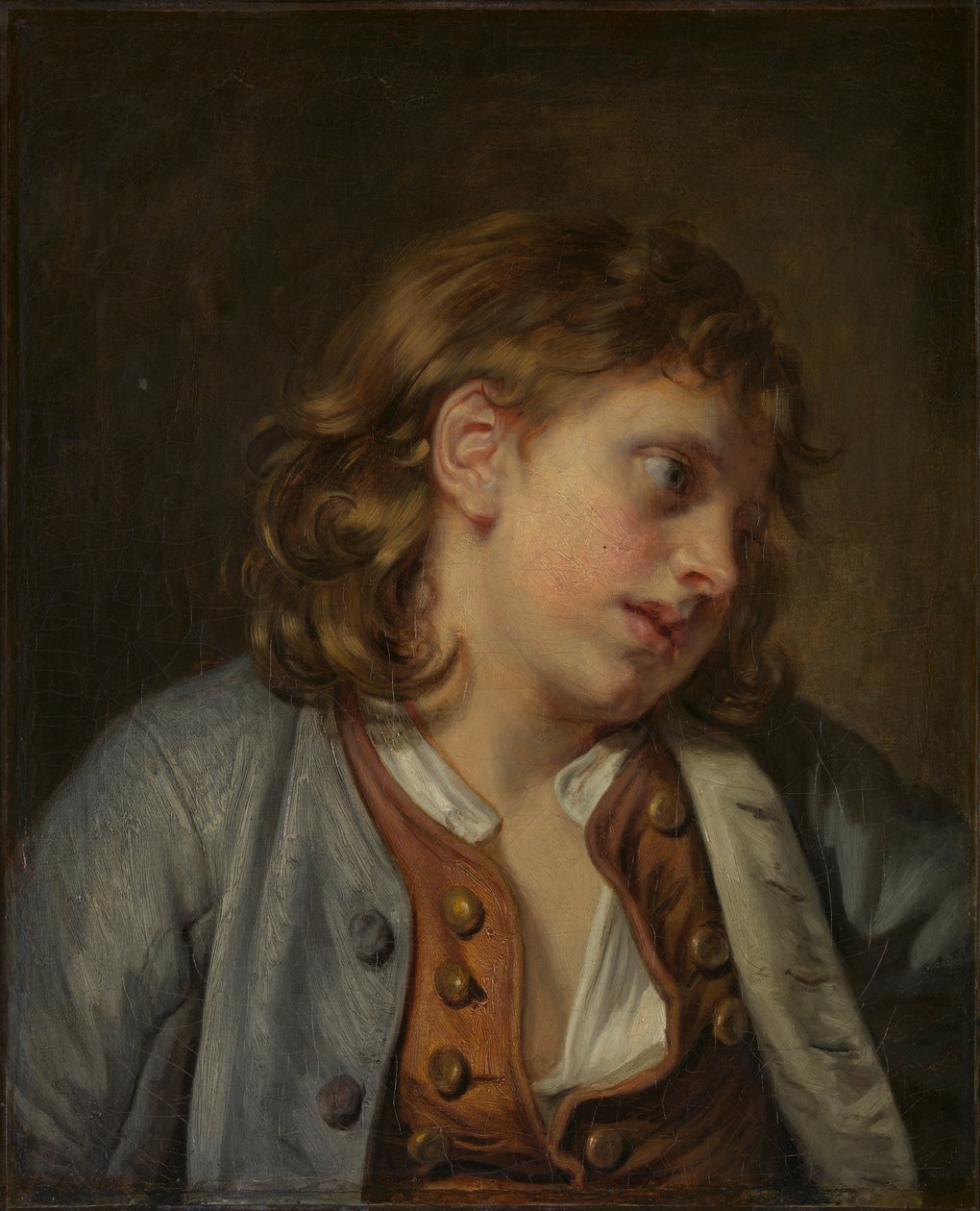 Cabeza de un niño joven, 1763 de Jean Baptiste Greuze