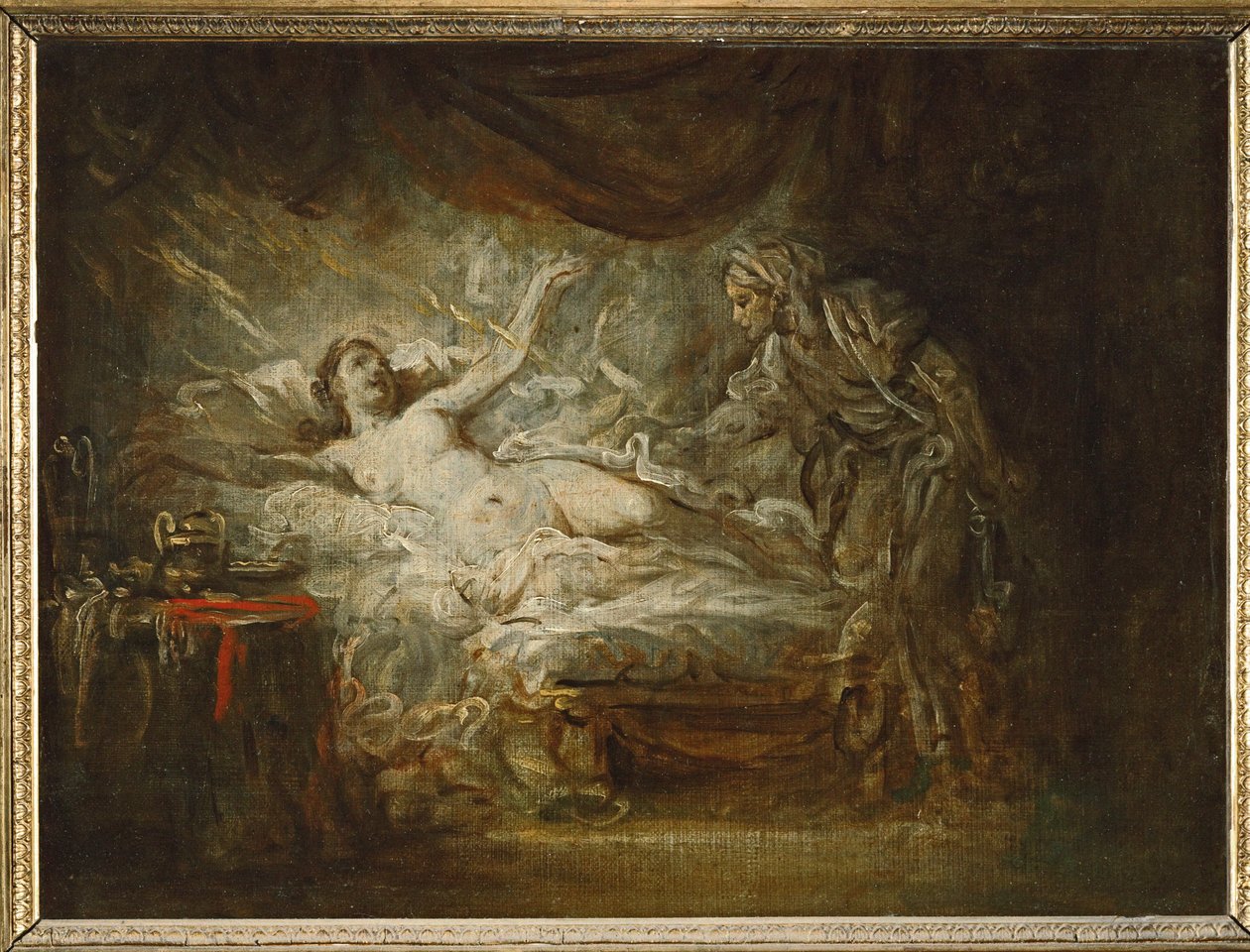 Júpiter y Egina ... de Jean Baptiste Greuze