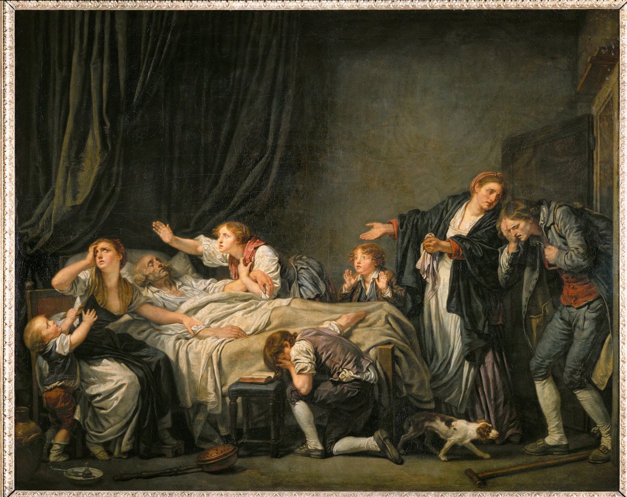 Le fils puni. El hijo castigado ... de Jean Baptiste Greuze