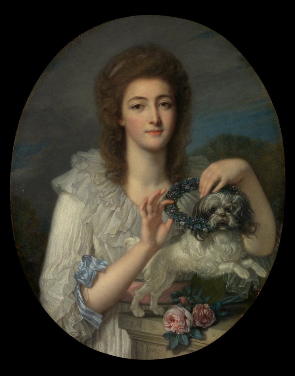 Princesa Varvara Nikolaevna Gagarina (1762–1802), c.1780-82 de Jean Baptiste Greuze