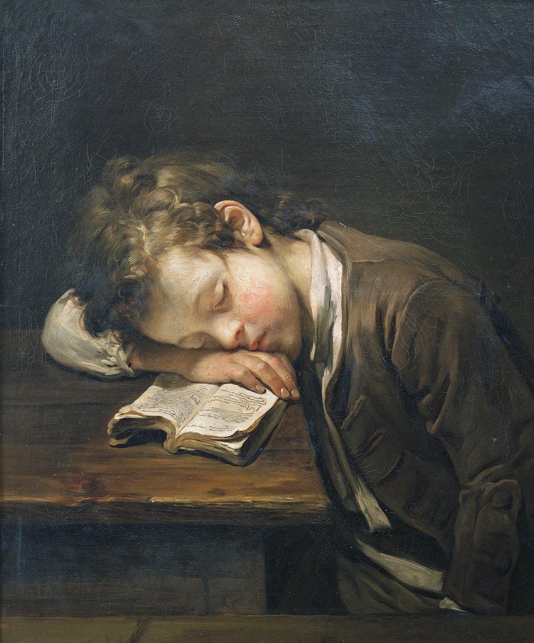El niño perezoso de Jean Baptiste Greuze