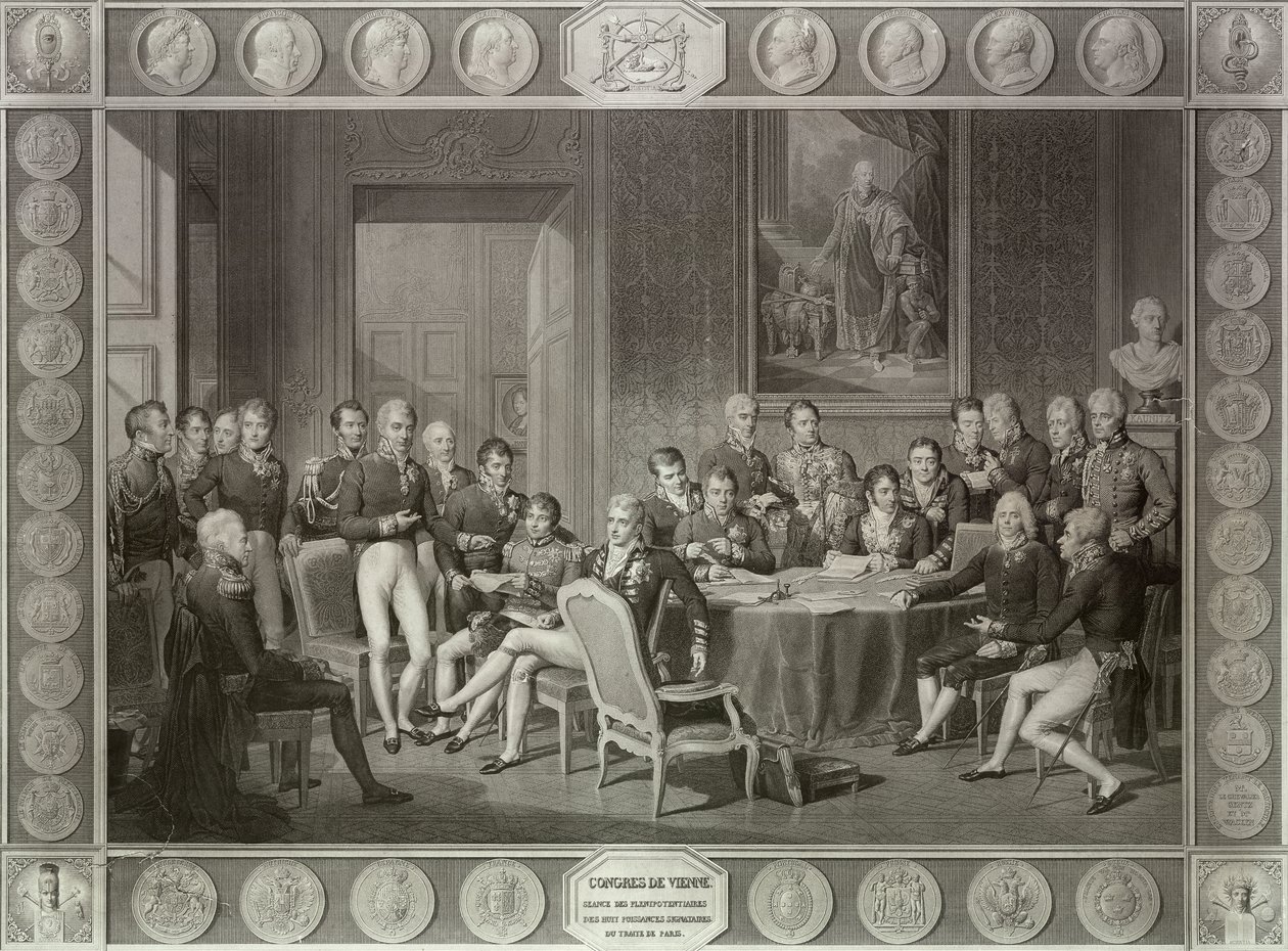 El Congreso de Viena de Jean Baptiste Isabey