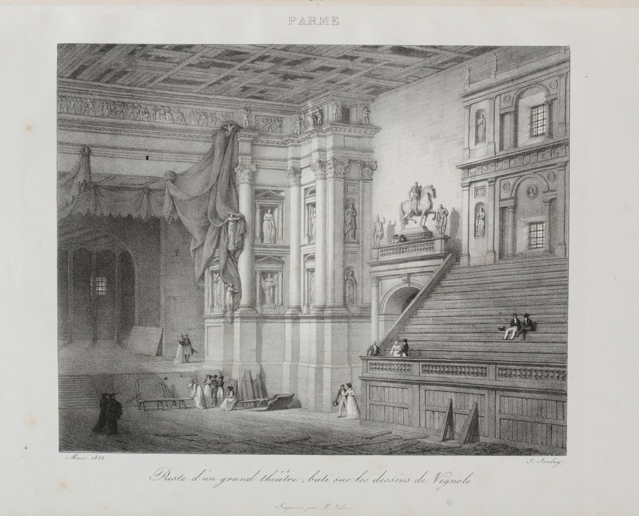 Viaje a Italia en 1822 de Jean Baptiste Isabey
