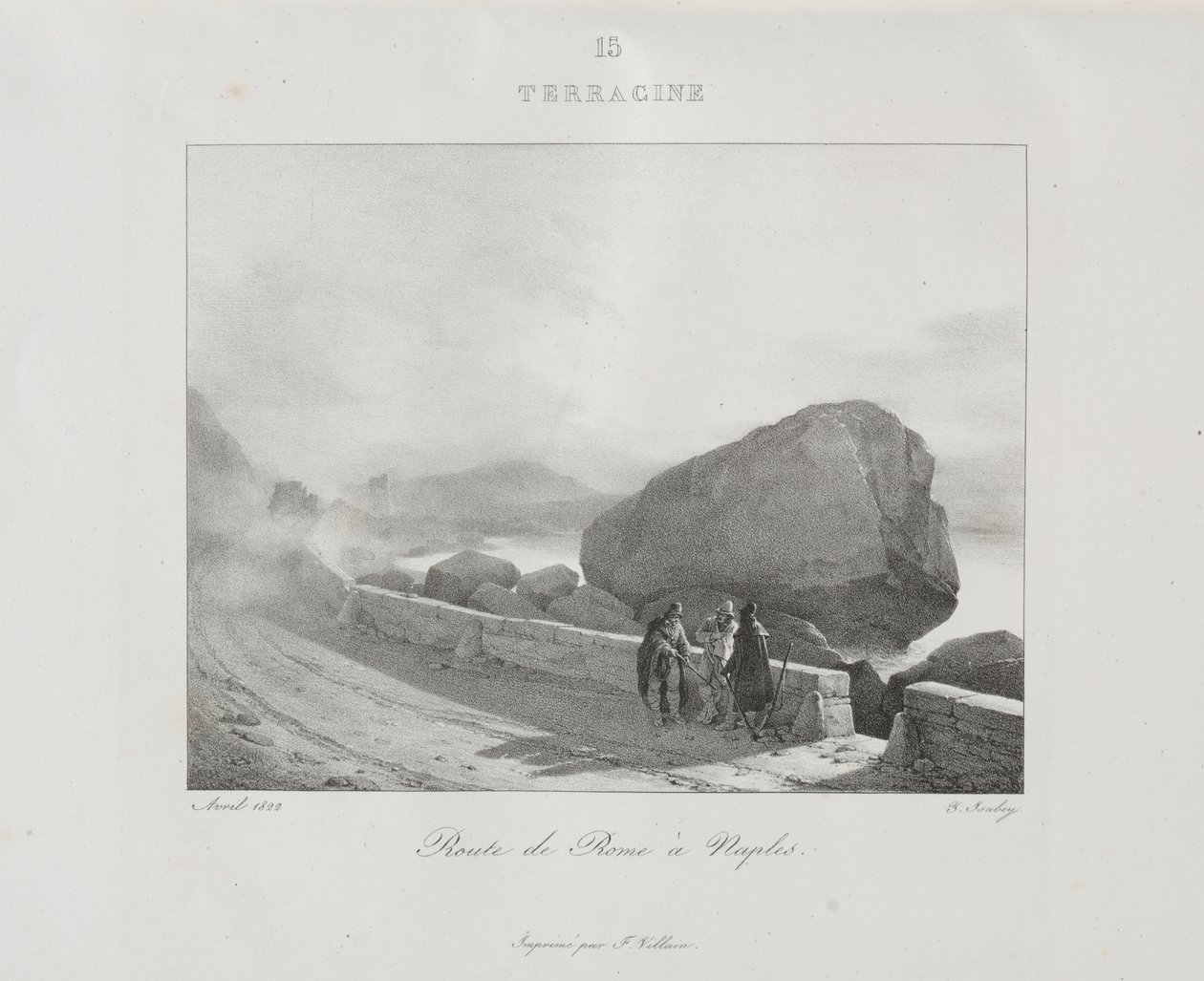 Viaje a Italia en 1822 de Jean Baptiste Isabey