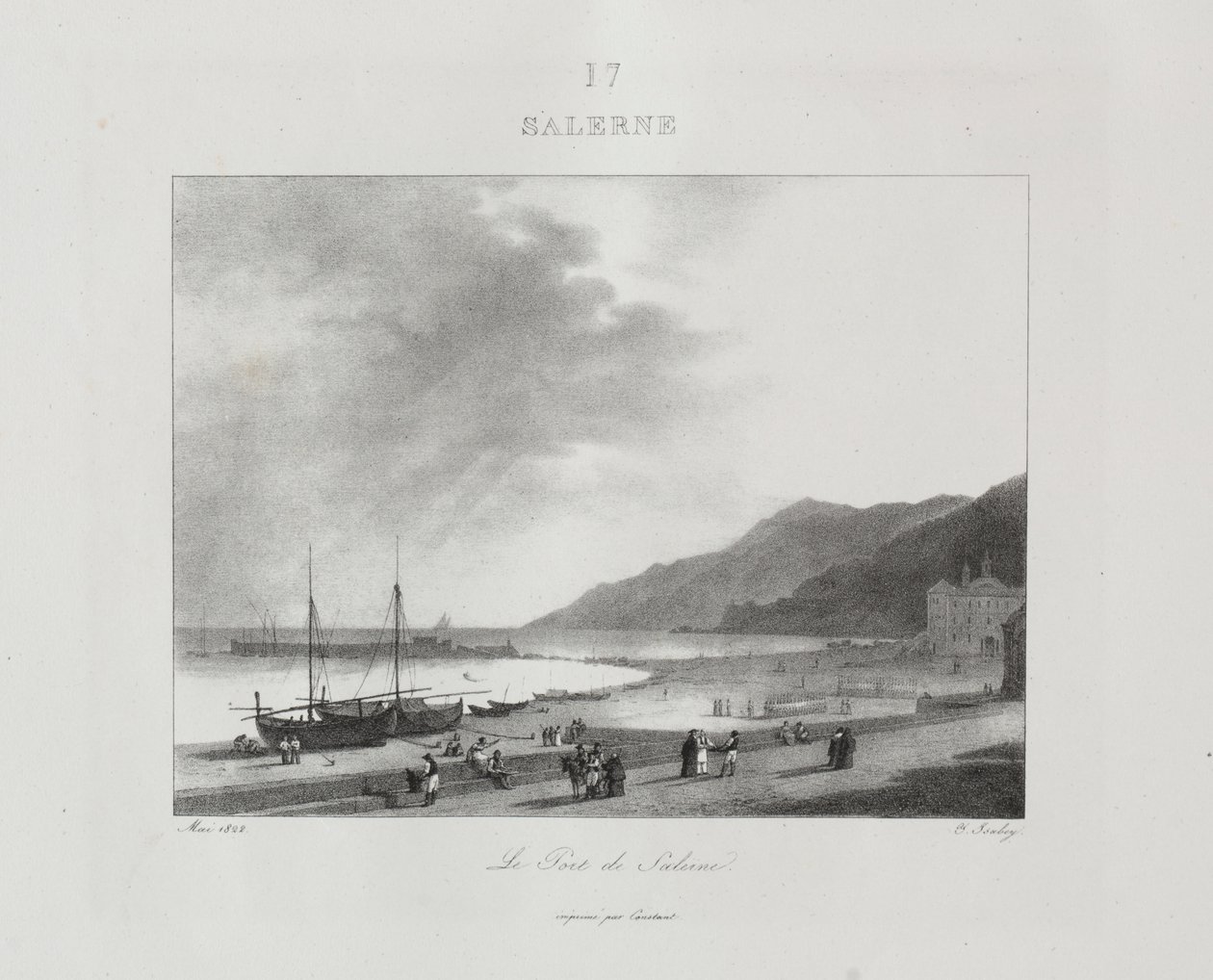 Viaje a Italia en 1822 de Jean Baptiste Isabey