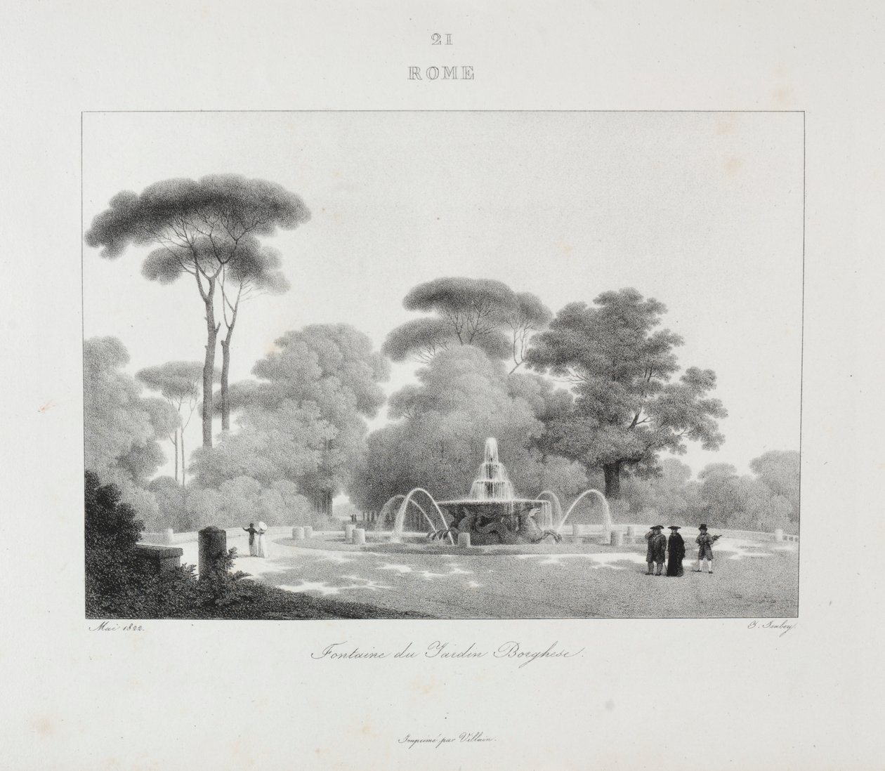 Viaje a Italia en 1822 de Jean Baptiste Isabey
