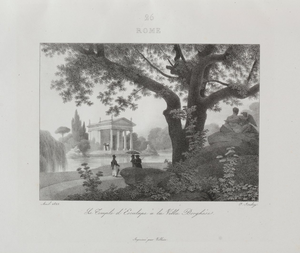 Viaje a Italia en 1822 de Jean Baptiste Isabey