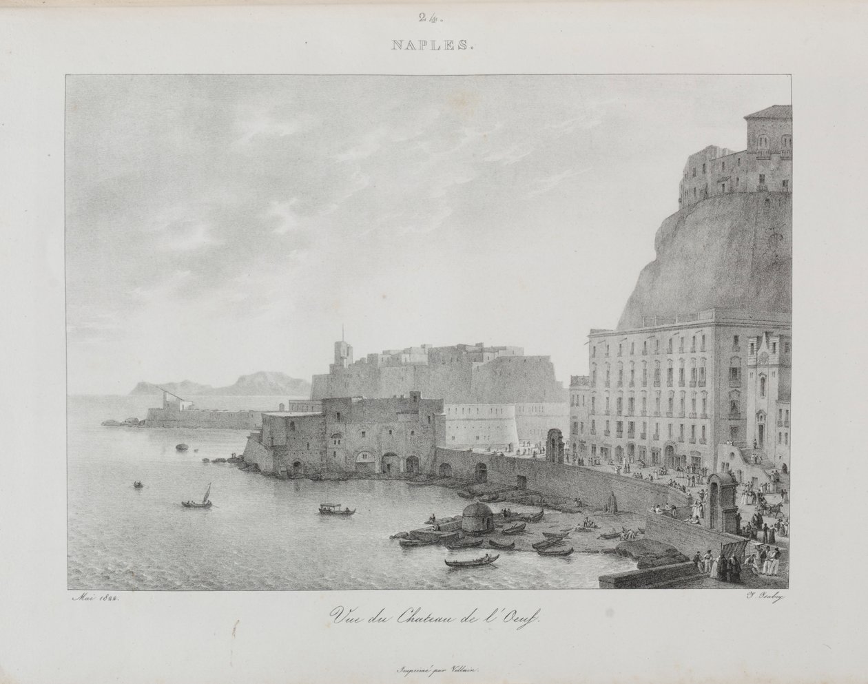Viaje a Italia en 1822, 1833 de Jean Baptiste Isabey