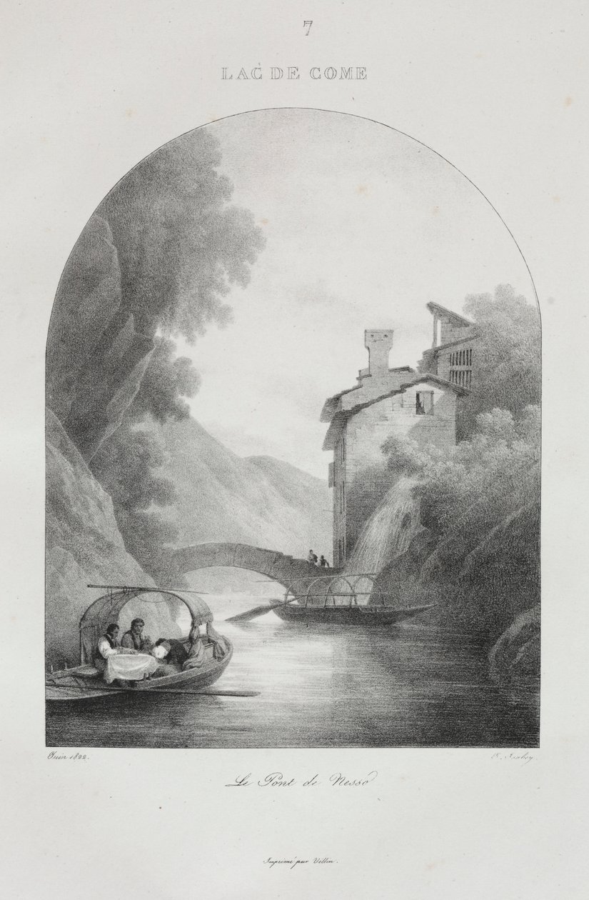 Viaje a Italia en 1822, 1833 de Jean Baptiste Isabey