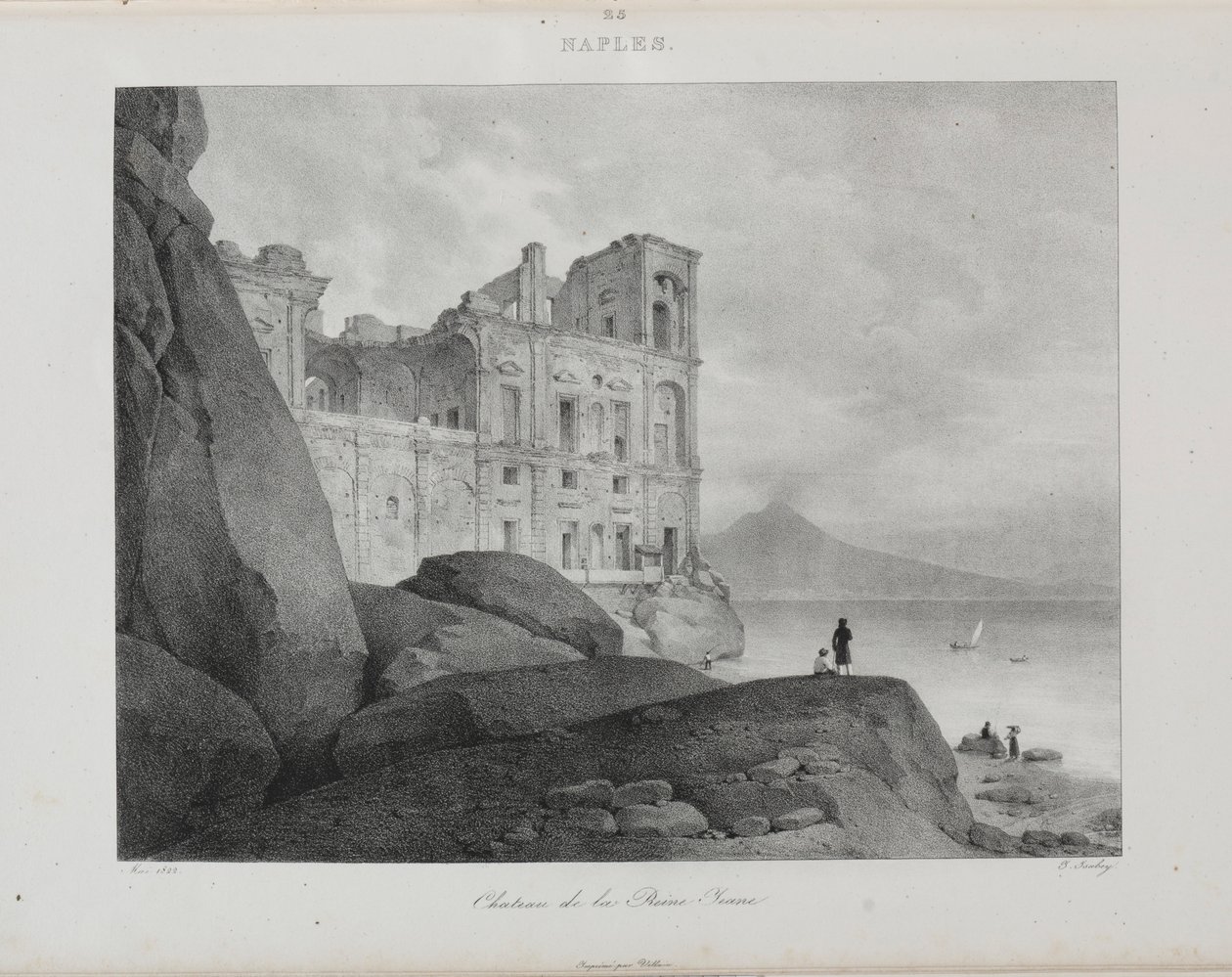Viaje a Italia en 1822, 1833 de Jean Baptiste Isabey