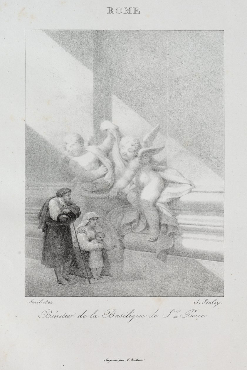 Viaje a Italia en 1822, 1833 de Jean Baptiste Isabey