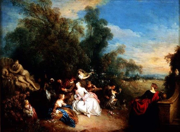Relajación en el campo de Jean Baptiste Joseph Pater