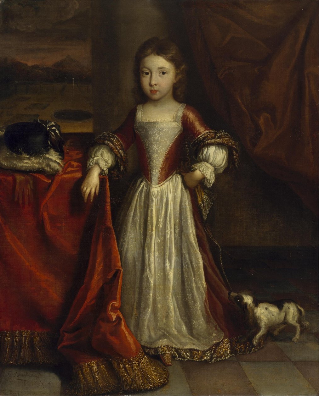 Retrato de un niño de Jean Baptiste Lantscroon