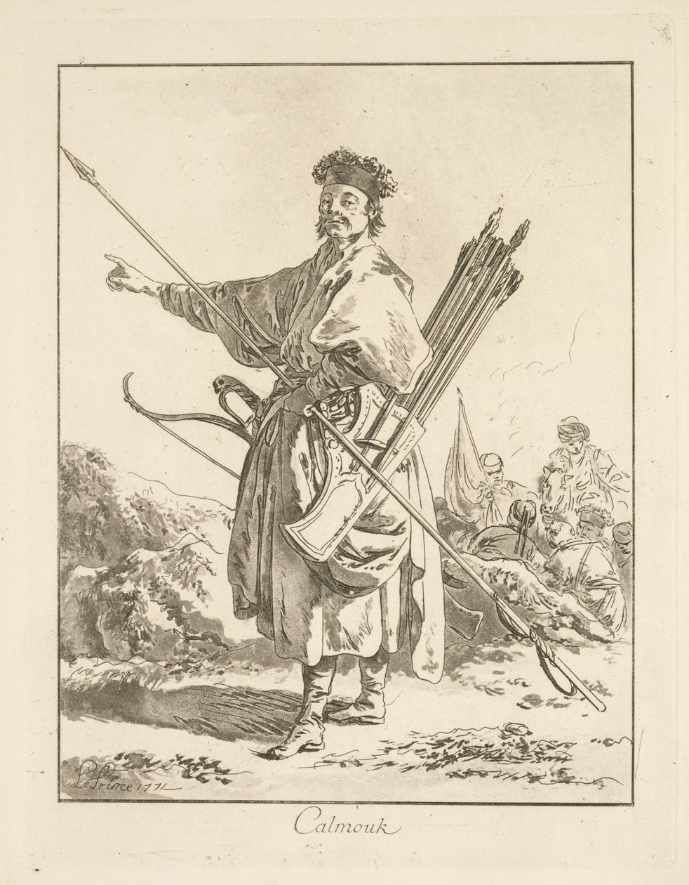 Calmouk de Jean Baptiste Le Prince