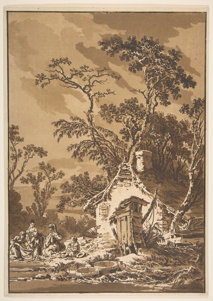 Las lavanderas de Jean Baptiste Le Prince