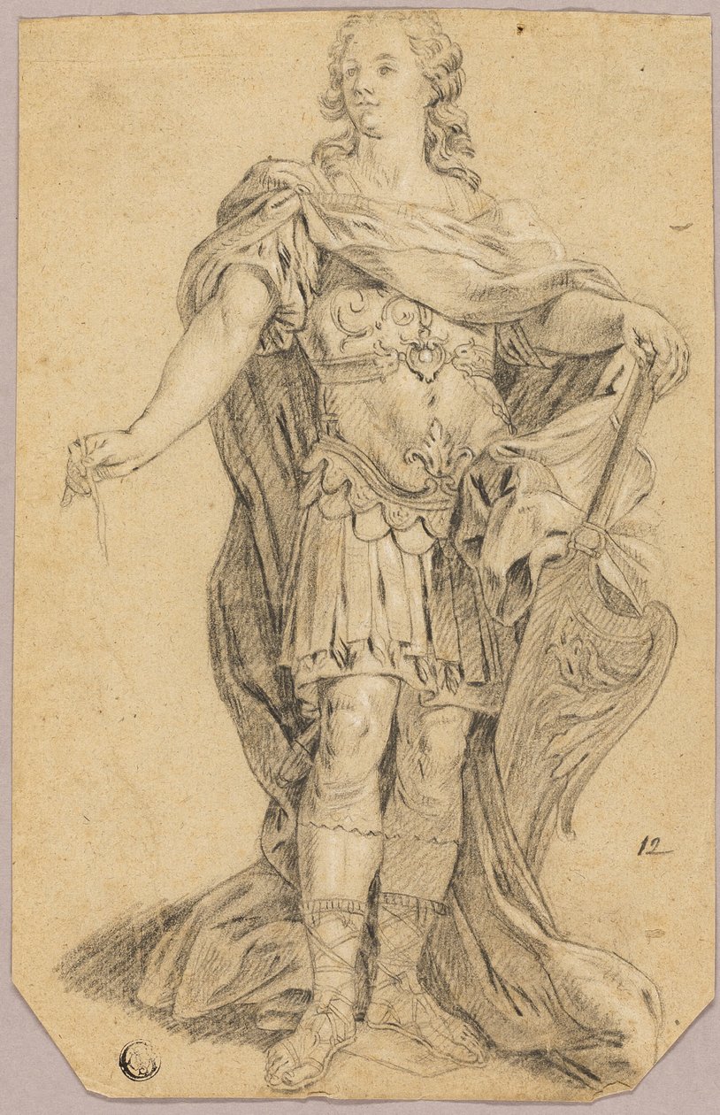 Estatua de Luis XIV de Jean Baptiste Lemoyne II