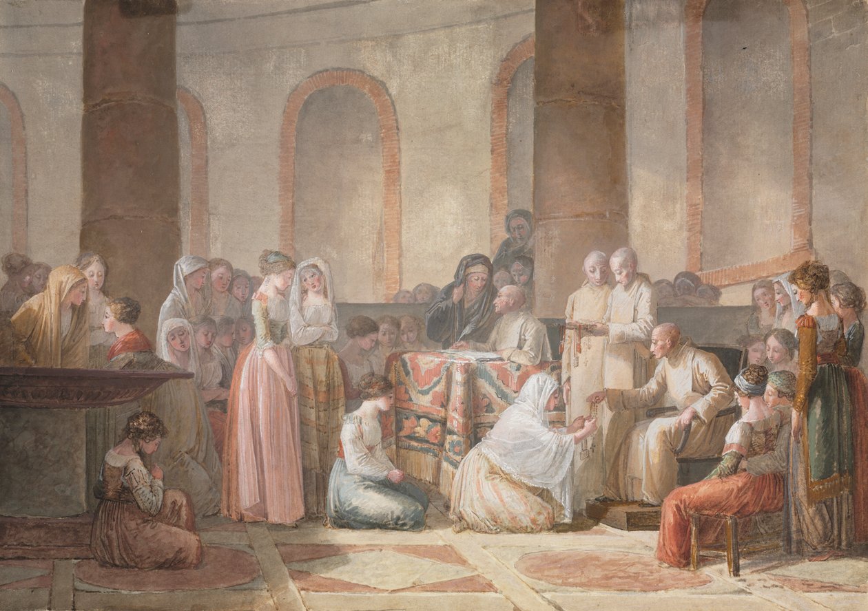La Distribución de Rosarios de Jean Baptiste Mallet